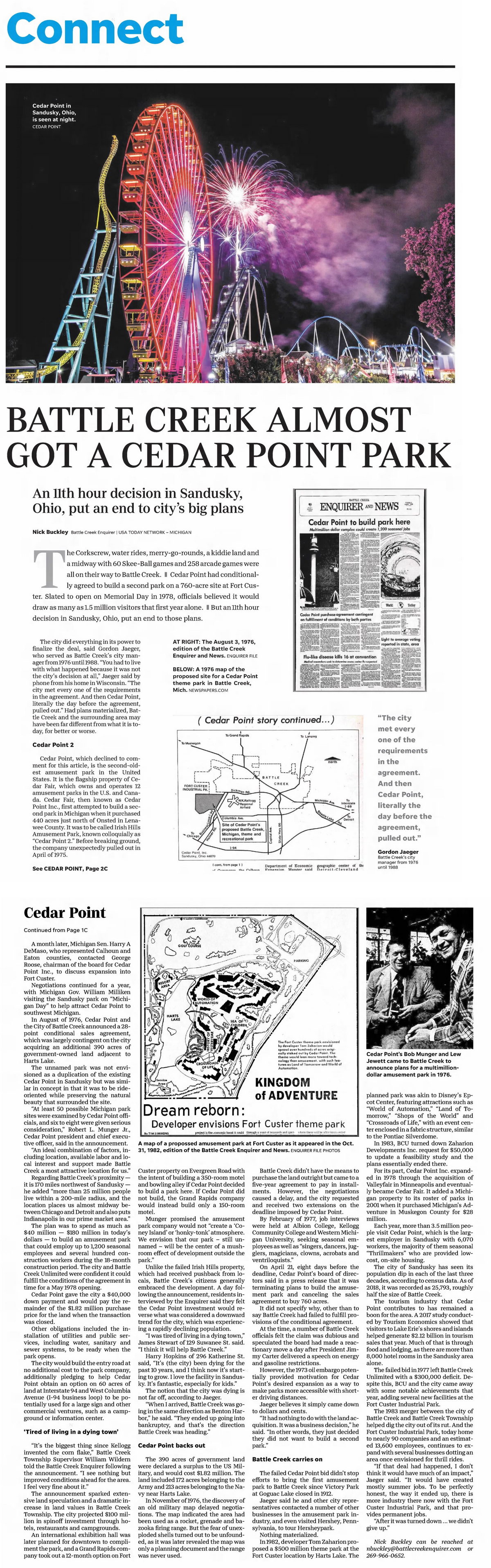 Cedar Point II, Irish Hills Amusement Park, Kingdom of Adventure, Little Michigan - Kingdom Of Adventure Battle Creek April 2020 Article